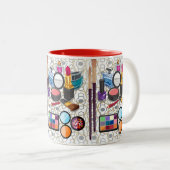 Make-up Zweifarbige Tasse (VorderseiteRechts)