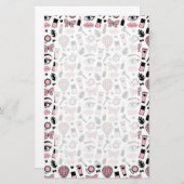 Make-upaufkleber-Muster Briefpapier (Vorne/Hinten)