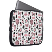 Make-upaufkleber-Muster Laptopschutzhülle (Vorne Rechts)