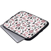 Make-upaufkleber-Muster Laptopschutzhülle (Vorne Knopf)