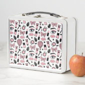 Make-upaufkleber-Muster Metall Brotdose (Beispiel)