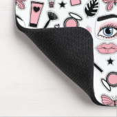 Make-upaufkleber-Muster Mousepad (Ecke)