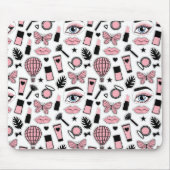 Make-upaufkleber-Muster Mousepad (Vorne)