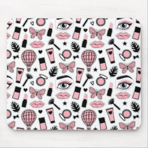 Make-upaufkleber-Muster Mousepad