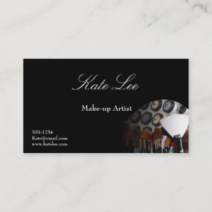 Make-upbürste Cosmetologist-Visitenkarten Visitenkarte