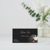 Make-upbürste Cosmetologist-Visitenkarten Visitenkarte (Stehend Vorderseite)