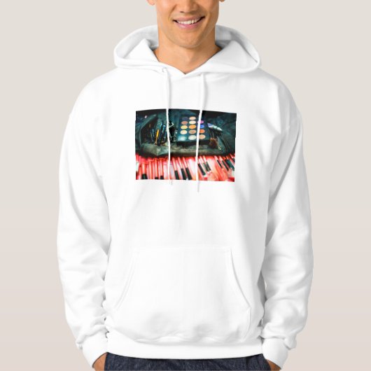 Make-upbürsten Hoodie (Vorderseite)