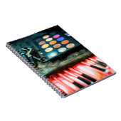 Make-upbürsten Notizblock (Rechte Seite)