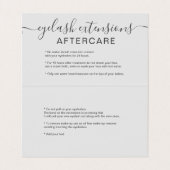 Make-uphaarsilber-Glitter ombre Augenfürsorge Visitenkarten (Innenseite Aufgefaltet)