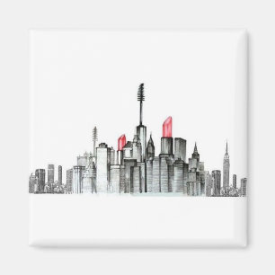 Make-uphimmel-Linie Magnet