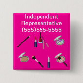 Make-upknopf Button (Vorderseite)