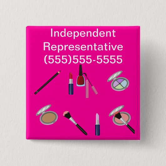 Make-upknopf Button (Vorderseite)