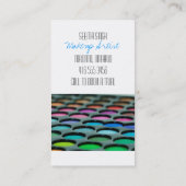 Make-upkosmetische Künstler-Augenschminken Visitenkarte (Rückseite)