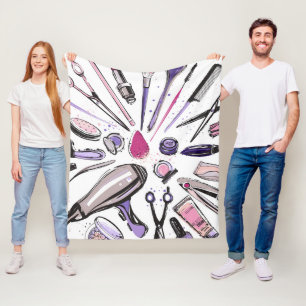 Make-upkreis-Entwurf Fleecedecke