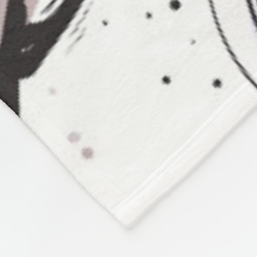 Make-upkreis-Entwurf Fleecedecke (Ecke)