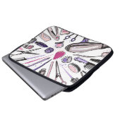 Make-upkreis-Entwurf Laptopschutzhülle (Vorne Knopf)