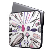 Make-upkreis-Entwurf Laptopschutzhülle (Vorderseite Links)