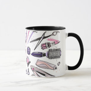 Make-upkreis-Entwurf Tasse