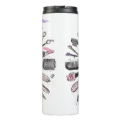 Make-upkreis-Entwurf Thermosbecher (Rückseite)