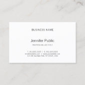 Make-upkünstler-eleganter feiner bezaubernder visitenkarte (Rückseite)