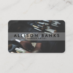 Make-upkünstler-Foto-Geschäfts-Karte Visitenkarte