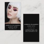 Make-upkünstler-Foto Visitenkarte (Vorne/Hinten)
