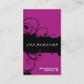 Make-upkünstler-Geschäfts-Karte - Visitenkarte (Rückseite)