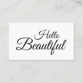 Make-upkünstler, Haar-Stylist/Salongeschäftskarte Visitenkarte (Vorderseite)