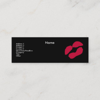 "Make-upkünstler " Mini Visitenkarte