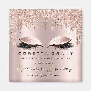 Make-upkünstler peitscht magnet