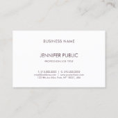 Make-upkünstler-Schönheits-Salon-moderner Glamour Visitenkarte (Rückseite)