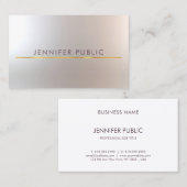 Make-upkünstler-Schönheits-Salon-moderner Glamour Visitenkarte (Vorne/Hinten)