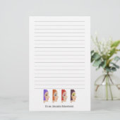 Make-upkünstler-Schönheits-StylistVintager Chic Briefpapier (Stehend Vorderseite)