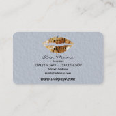 Make-upkünstler-Stylist bilden Lippen Visitenkarte (Rückseite)