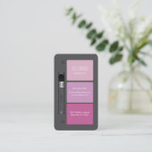 Make-upkünstler Visitenkarte (Stehend Vorderseite)