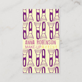 Make-upkünstler Visitenkarte