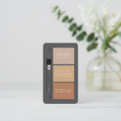 Make-upkünstler Visitenkarte (Stehend Vorderseite)