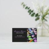 Make-upkünstler-Visitenkarte Visitenkarte (Stehend Vorderseite)