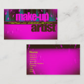 Make-upkünstler-Visitenkarte Visitenkarte (Vorne/Hinten)