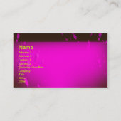 Make-upkünstler-Visitenkarte Visitenkarte (Rückseite)