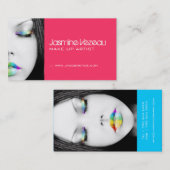 Make-upkünstler-Visitenkarten Visitenkarte (Vorne/Hinten)