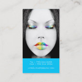 Make-upkünstler-Visitenkarten Visitenkarte (Rückseite)