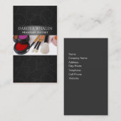 Make-upkünstlerii beruflicher Cosmetologist Visitenkarte (Vorne/Hinten)