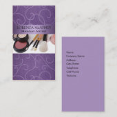 Make-upkünstlerii beruflicher Cosmetologist Visitenkarte (Vorne/Hinten)