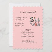 Make-upParty Einladung (Rückseite)