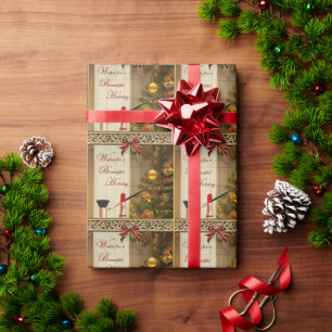 Make-upschönheits-Kosmetik-WeihnachtsPackpapier Geschenkpapier