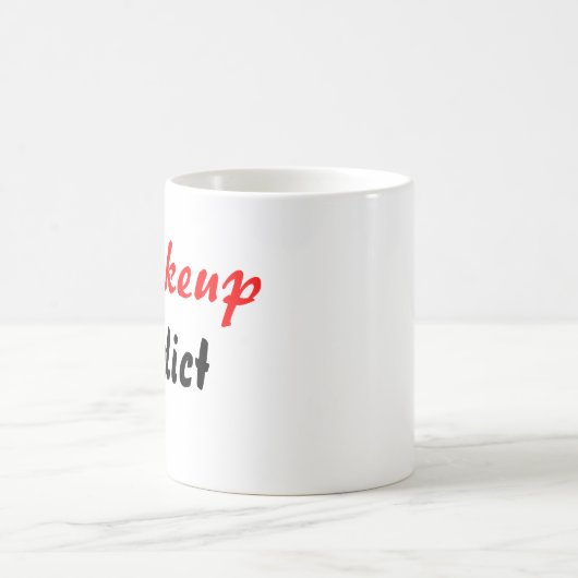 Make-upsüchtig-Tasse Kaffeetasse (Mittel)