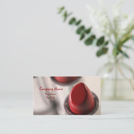 Make-upVisitenkarten Visitenkarte (Stehend Vorderseite)