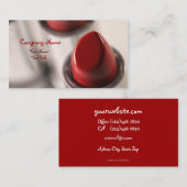 Make-upVisitenkarten Visitenkarte (Vorne/Hinten)