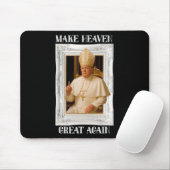 Make Vatican Great Again Lustiger Papst Trump Retr Mousepad (Mit Mouse)